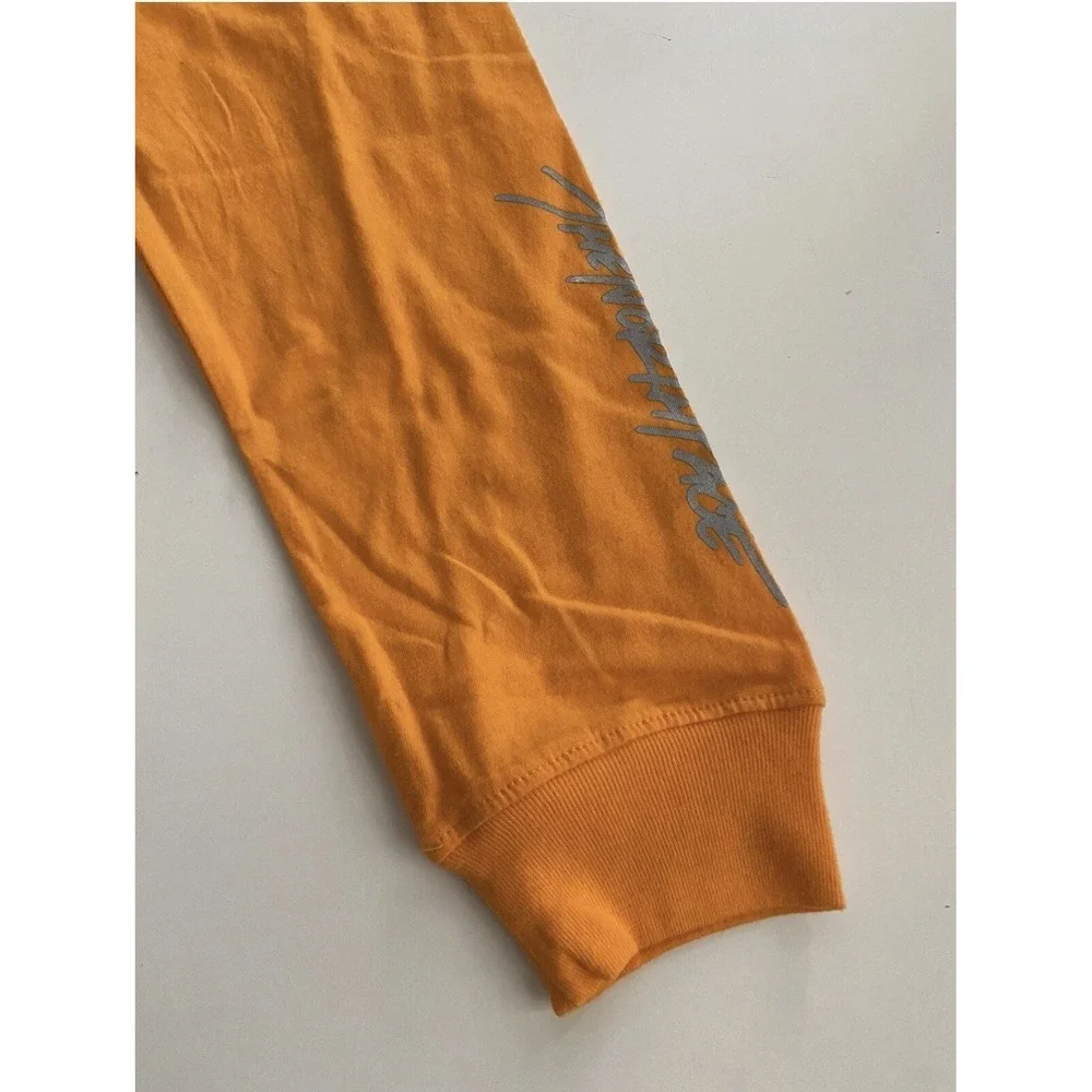 The North Face Men's‎ Long Sleeve Orange T-Shirt Size L